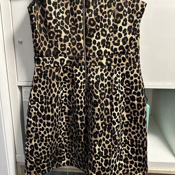 Michael Kors Leopard Print Scuba Dress - Picture 4 of 5